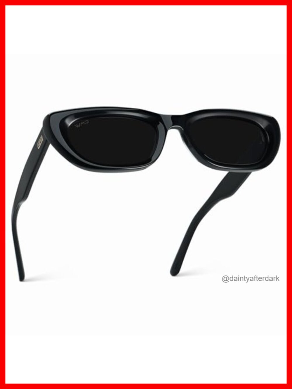 Women's Chunky Oval Cat-Eye Acetate Sunglasses Full Frame UV Protection